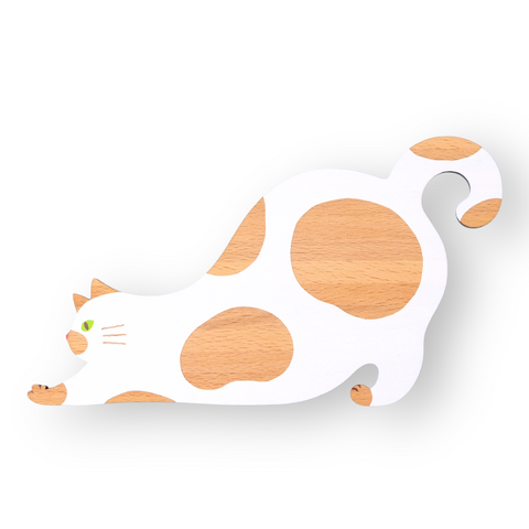 ねこまみれ のびる 白