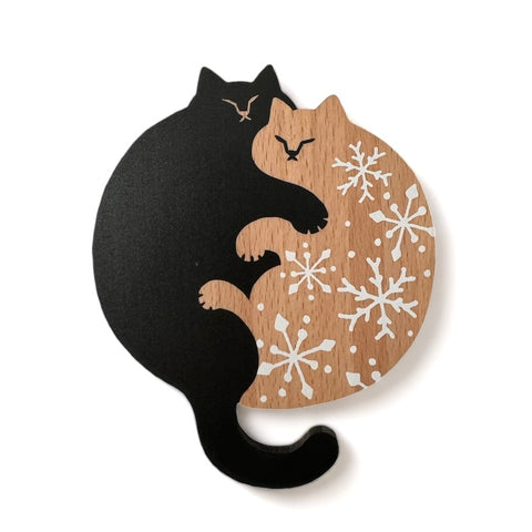 【数量限定】ねこまみれ 雪の日も ふわふわホワイト
