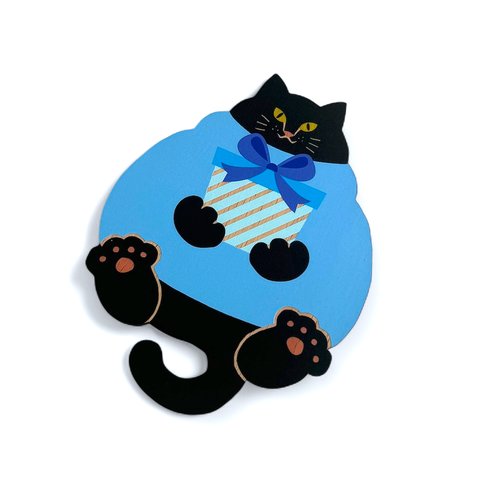 ねこまみれ 推し色 青
