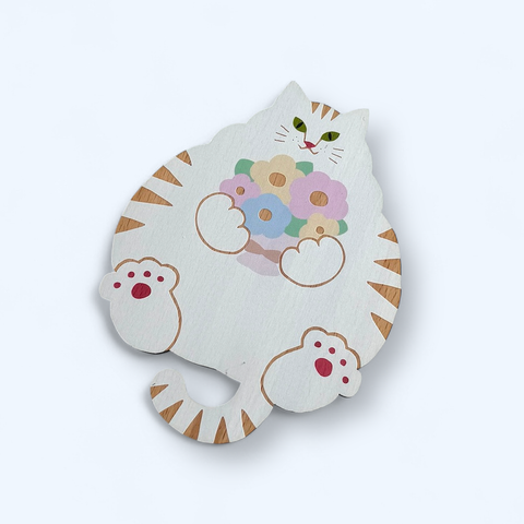 ねこまみれ 推し色 白