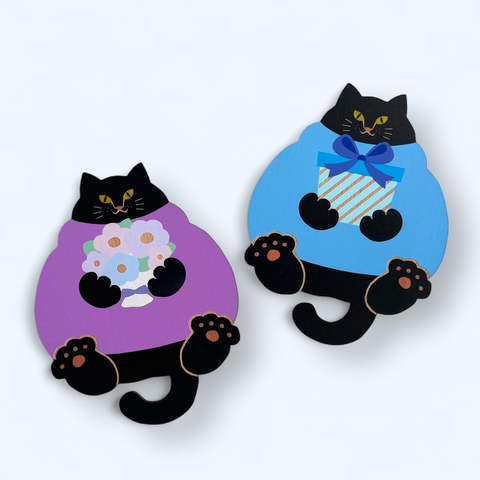 ねこまみれ 推し色 青