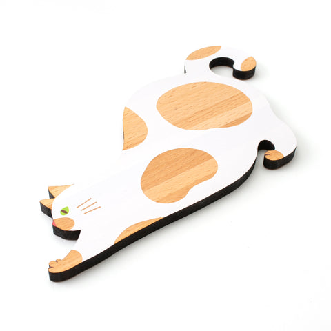ねこまみれ のびる 白