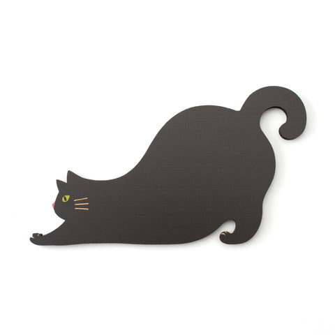 ねこまみれ のびる 黒