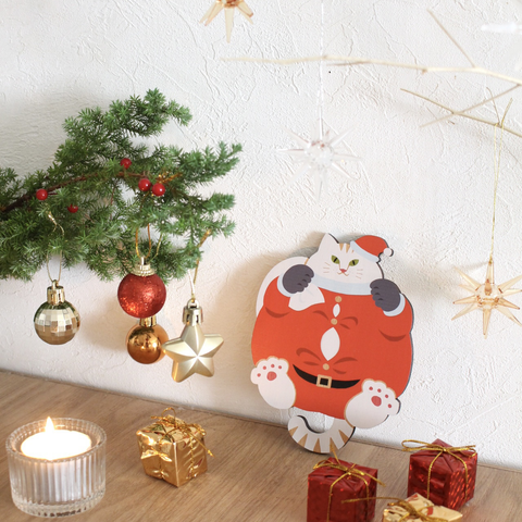 【数量限定】ねこまみれ 腹見せサンタ