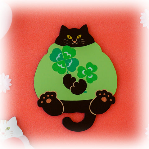 ねこまみれ　推し色　緑