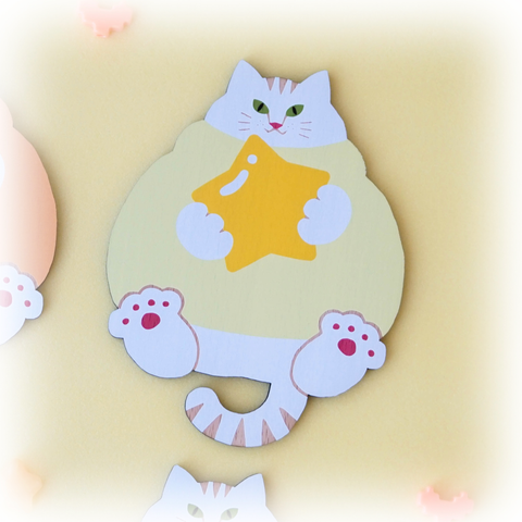 ねこまみれ　推し色　黄